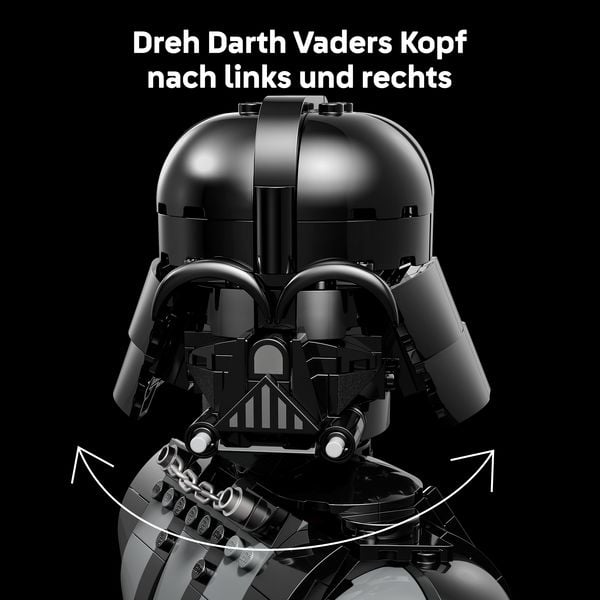 Produktbild: LEGO Star Wars 75439 Darth Vader B&uuml;ste, Modellbau f&uuml;r Erwachsene