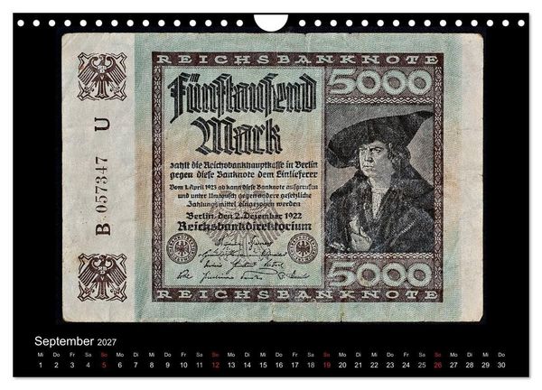 Produktbild: Vergangene Werte (Wandkalender 2027 DIN A4 quer), CALVENDO Monatskalender