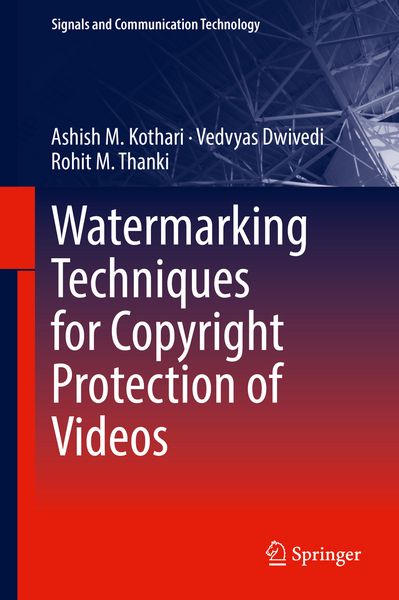 Produktbild: Watermarking Techniques for Copyright Protection of Videos
