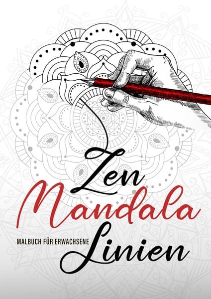 Produktbild: Zen Mandala Linien Malbuch f&uuml;r Erwachsene