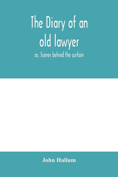 Produktbild: The diary of an old lawyer