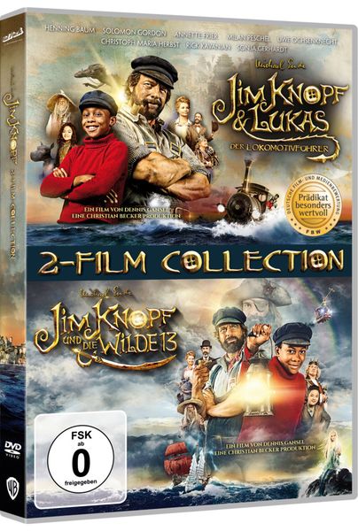 Produktbild: Jim Knopf & Lukas der Lokomotivf&uuml;hrer + Jim Knopf und die Wilde 13 [2 DVDs]