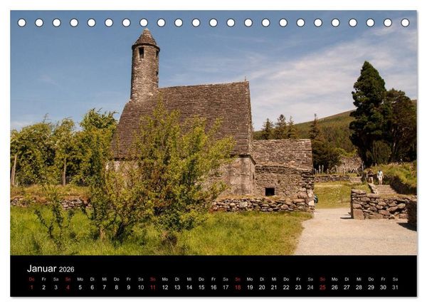 Produktbild: Unterwegs in Irland (Tischkalender 2026 DIN A5 quer), CALVENDO Monatskalender