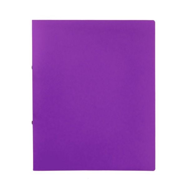 Produktbild: Idena Ringbuch aus Kunststoff 2 Ringe lila DIN A4 R&uuml;ckenbreite 2cm