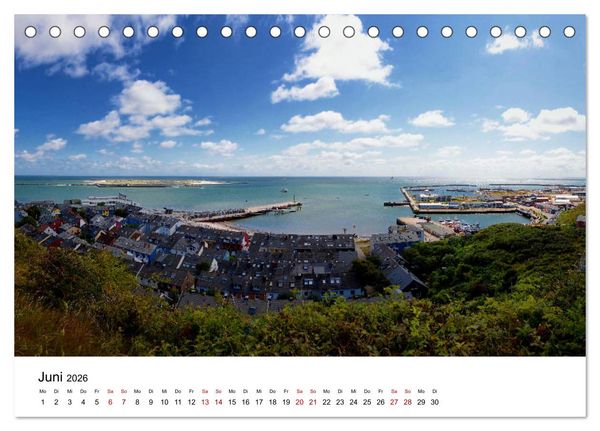Produktbild: Mitreisekalender 2026 Helgoland (Tischkalender 2026 DIN A5 quer), CALVENDO Monatskalender