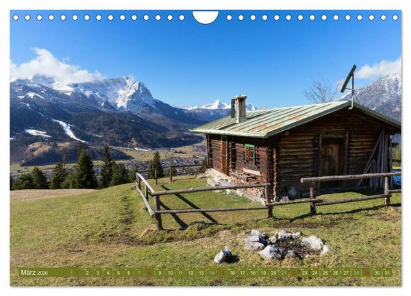 Produktbild: Rund um die Zugspitze (Wandkalender 2026 DIN A4 quer), CALVENDO Monatskalender