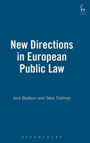 Produktbild: New Directions in European Public Law