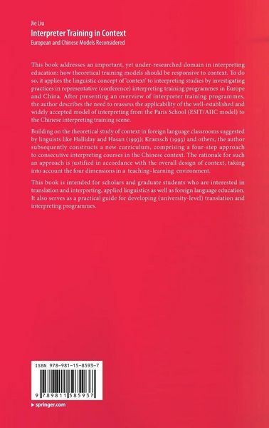 Produktbild: Interpreter Training in Context