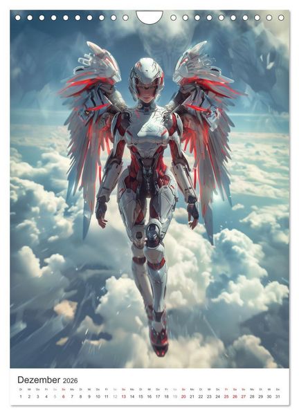 Produktbild: Cyborg Engel (Wandkalender 2026 DIN A4 hoch), CALVENDO Monatskalender