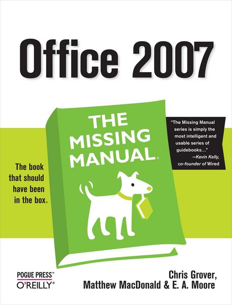 Produktbild: Office 2007: The Missing Manual