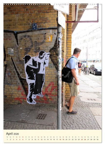 Produktbild: Berlin StreetArt Classics (Wandkalender 2026 DIN A2 hoch), CALVENDO Monatskalender