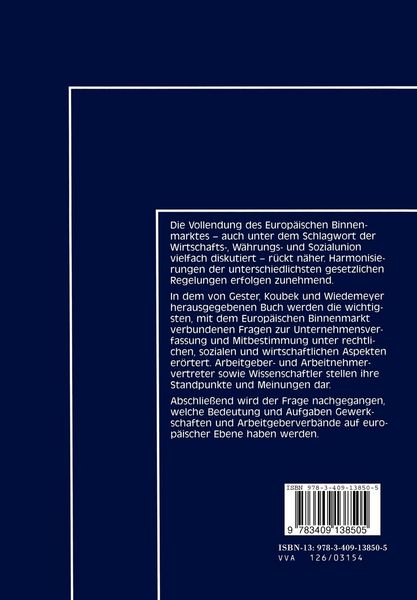Produktbild: Unternehmensverfassung und Mitbestimmung in Europa