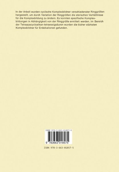 Produktbild: Organische Komplexbildner mit variablem Abstand der Liganden