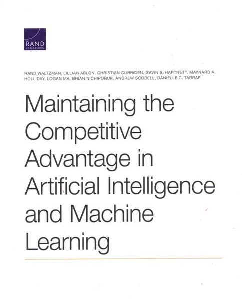 Produktbild: Maintaining the Competitive Advantage in Artificial Intelligence and Machine Learning