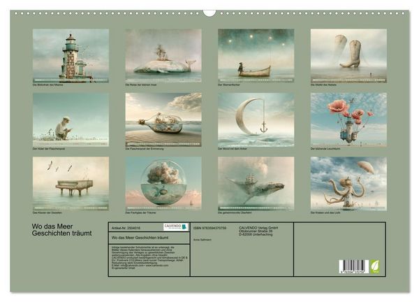 Produktbild: Wo das Meer Geschichten tr&auml;umt (Wandkalender 2027 DIN A2 quer), CALVENDO Monatskalender
