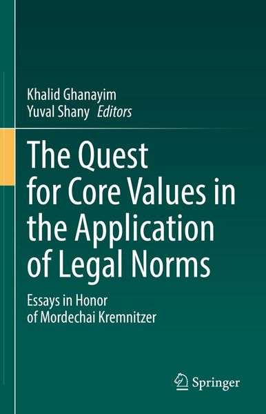 Produktbild: The Quest for Core Values in the Application of Legal Norms