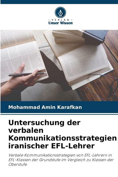 Produktbild: Untersuchung der verbalen Kommunikationsstrategien iranischer EFL-Lehrer