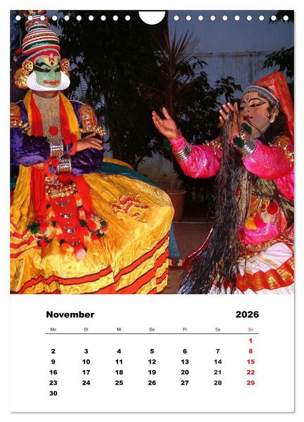 Produktbild: In Kerala (Wandkalender 2026 DIN A4 hoch), CALVENDO Monatskalender
