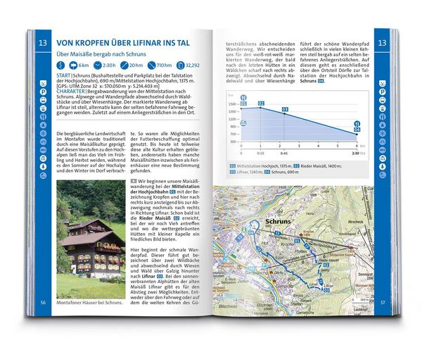 Produktbild: KOMPASS Wanderf&uuml;hrer Montafon, Arlberg, Silvretta, 60 Touren mit Extra-Tourenkarte