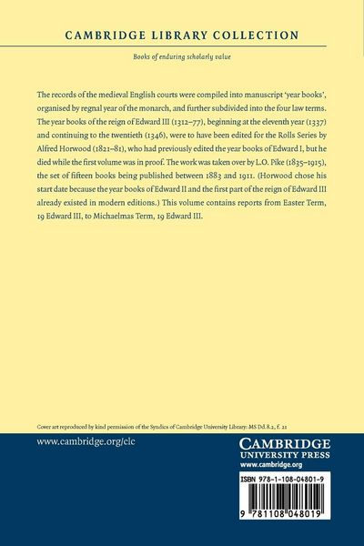 Produktbild: Year Books of the Reign of King Edward the Third
