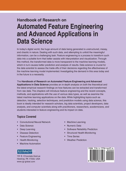 Produktbild: Handbook of Research on Automated Feature Engineering and Advanced Applications in Data Science