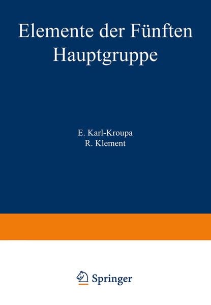 Produktbild: Elemente der F&uuml;nften Hauptgruppe