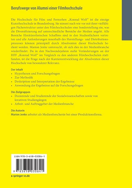Produktbild: Berufswege von Alumni einer Filmhochschule