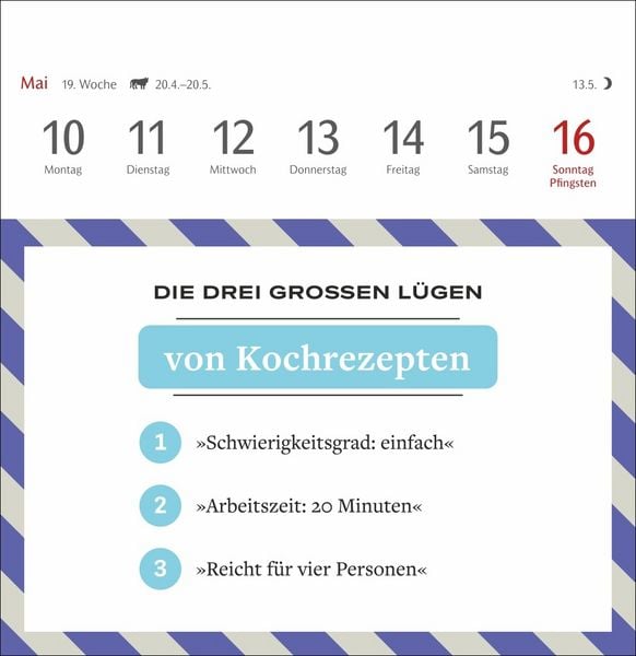 Produktbild: Die drei gro&szlig;en L&uuml;gen Premium-Postkartenkalender 2027 - 53 Postkarten mit am&uuml;santen Alltagsl&uuml;gen