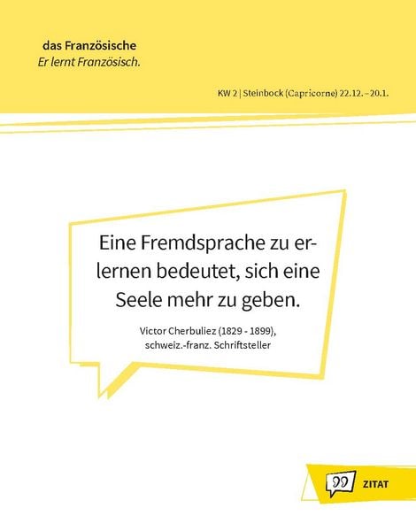 Produktbild: Langenscheidt Sprachkalender Französisch 2026