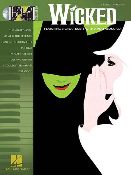Produktbild: Wicked Piano Duet Play-Along Volume 20 - Book/Online Audio National Federation of Music Clubs 2024-2028 Selection
