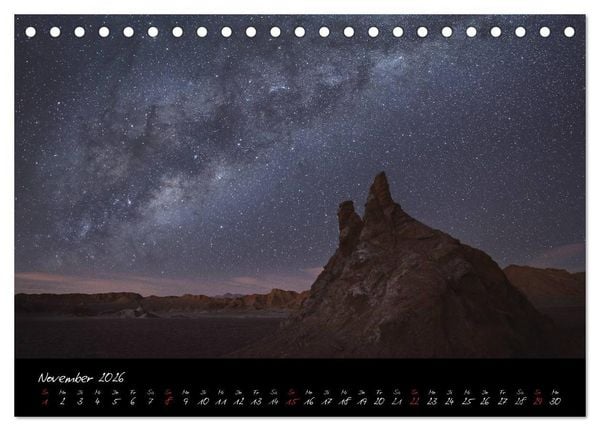 Produktbild: Faszination Milchstra&szlig;e - eine Reise zu den Nachtlandschaften unserer Erde (Tischkalender 2026 DIN A5 quer), CALVENDO Monatskalender