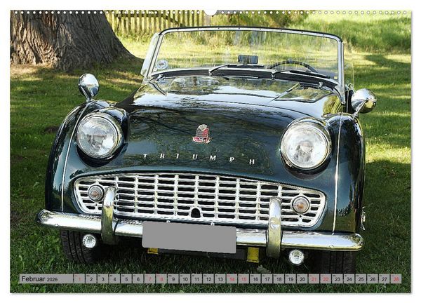 Produktbild: Oben ohne Oldtimer (Wandkalender 2026 DIN A2 quer), CALVENDO Monatskalender