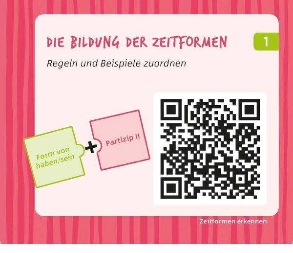Produktbild: Verbkonjugation & Zeitformen