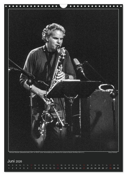 Produktbild: Jazz Moments (Wandkalender 2026 DIN A3 hoch), CALVENDO Monatskalender
