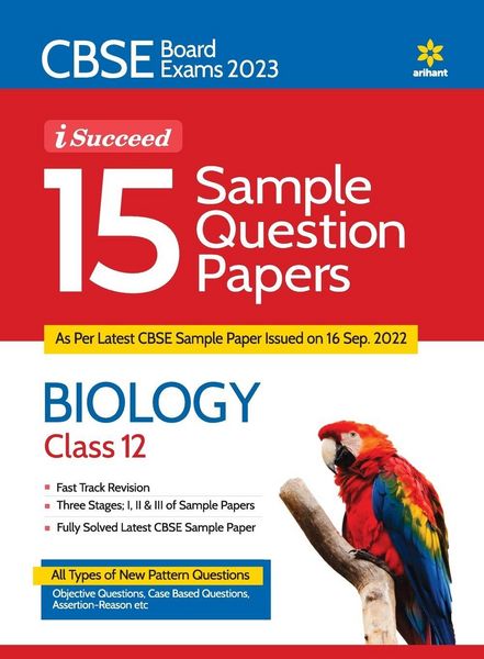 Produktbild: CBSE Board Exam 2023 I-Succeed 15 Sample Question Papers - BIOLOGY Class 12th