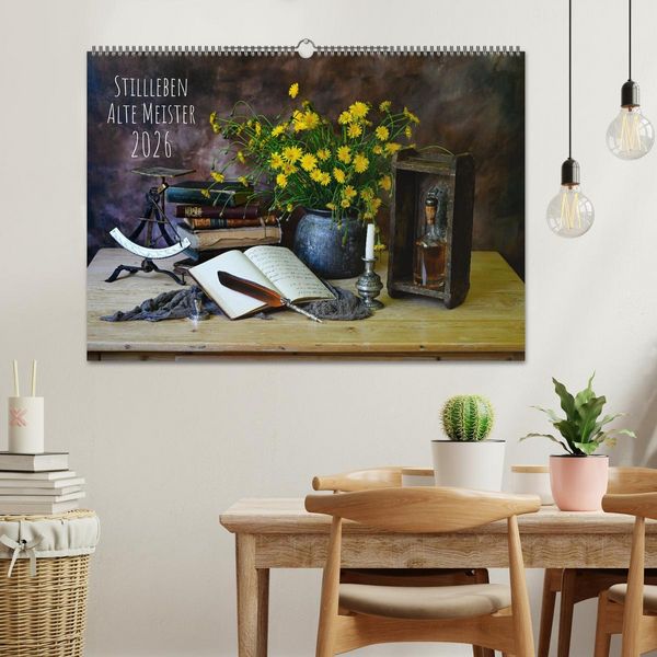 Produktbild: Stillleben Alte Meister (Wandkalender 2026 DIN A2 quer), CALVENDO Monatskalender