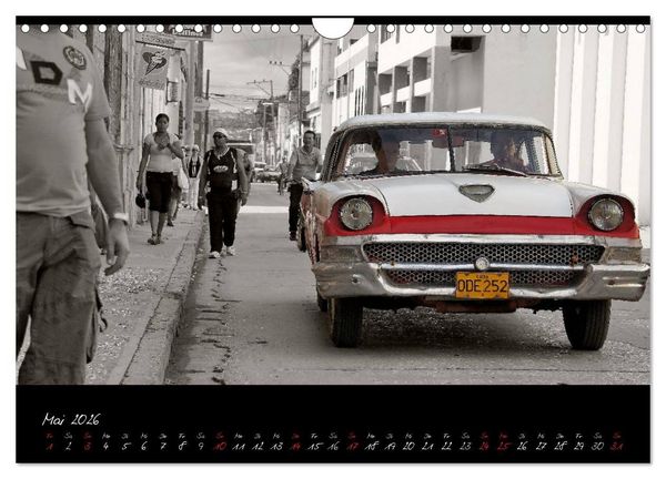 Produktbild: Kuba und die Oldtimer (Wandkalender 2026 DIN A4 quer), CALVENDO Monatskalender