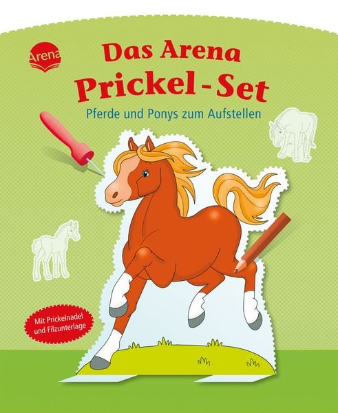 Produktbild: Das Arena Prickel-Set. Pferde und Ponys zum Aufstellen