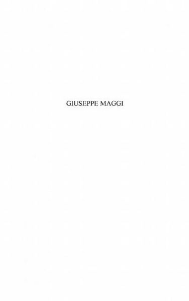 Produktbild: Giuseppe maggi - regard sur l'oeuvre humaniste et missionnai