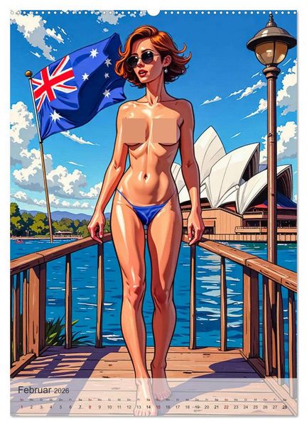 Produktbild: Spicy World - Hei&szlig;es Australien (hochwertiger Premium Wandkalender 2026 DIN A2 hoch), Kunstdruck in Hochglanz