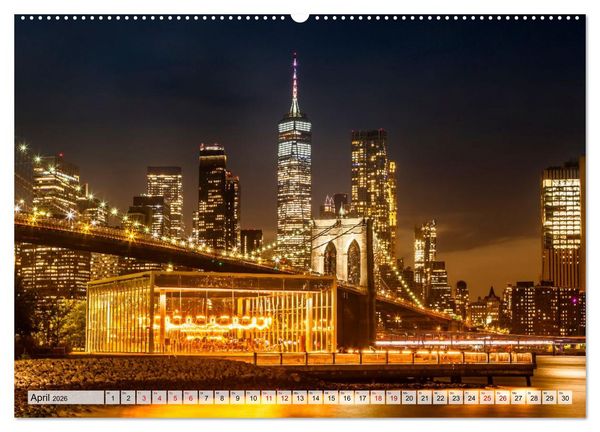 Produktbild: St&auml;dte der USA - Metropolen und Momente (hochwertiger Premium Wandkalender 2026 DIN A2 quer), Kunstdruck in Hochglanz