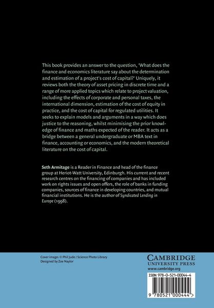 Produktbild: The Cost of Capital