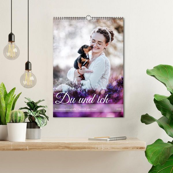 Produktbild: Du und ich - Dreamteamfotografie - Mensch und Hund (Wandkalender 2026 DIN A3 hoch), CALVENDO Monatskalender