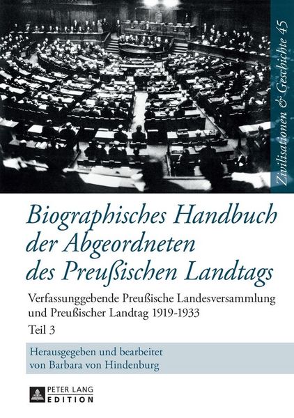 Produktbild: Biographisches Handbuch der Abgeordneten des Preu&szlig;ischen Landtags
