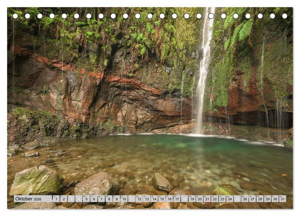 Produktbild: Wundersch&ouml;nes Madeira (Tischkalender 2026 DIN A5 quer), CALVENDO Monatskalender