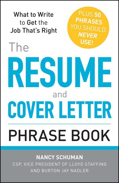 Produktbild: The Resume and Cover Letter Phrase Book