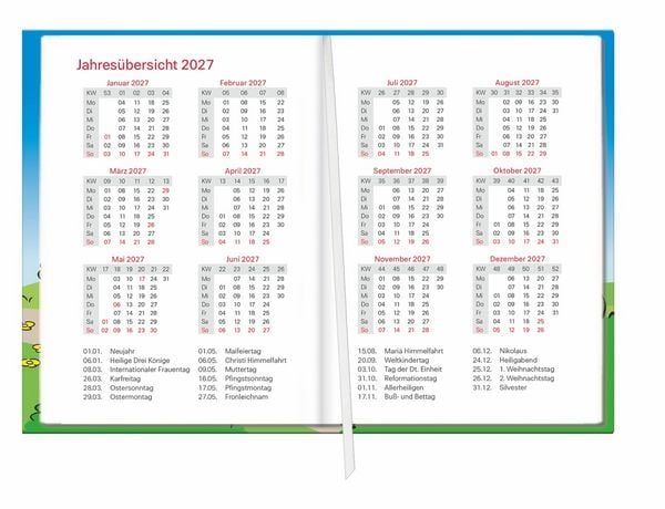 Produktbild: Rentner Kalenderbuch A6 2027