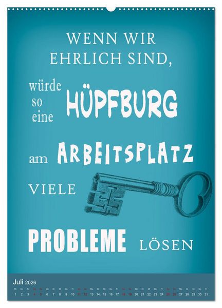 Produktbild: B&uuml;ro und so ... (Wandkalender 2026 DIN A2 hoch), CALVENDO Monatskalender