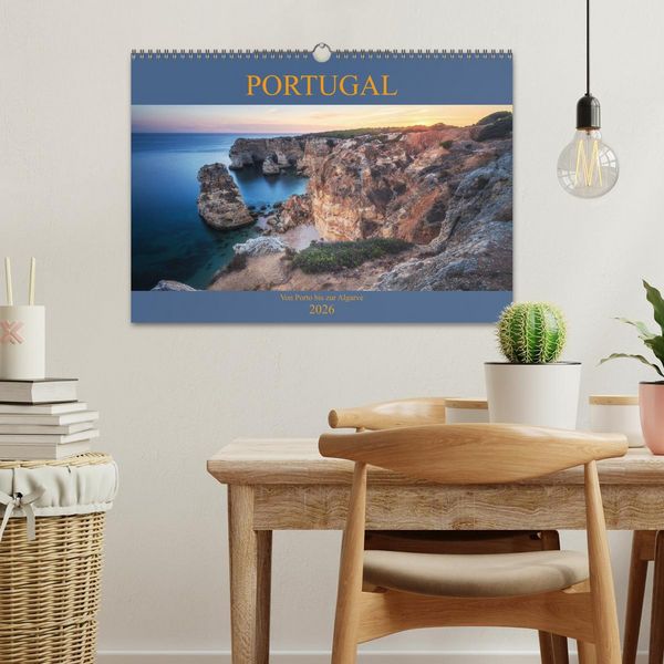 Produktbild: Portugal - Von Porto bis zur Algarve (Wandkalender 2026 DIN A3 quer), CALVENDO Monatskalender