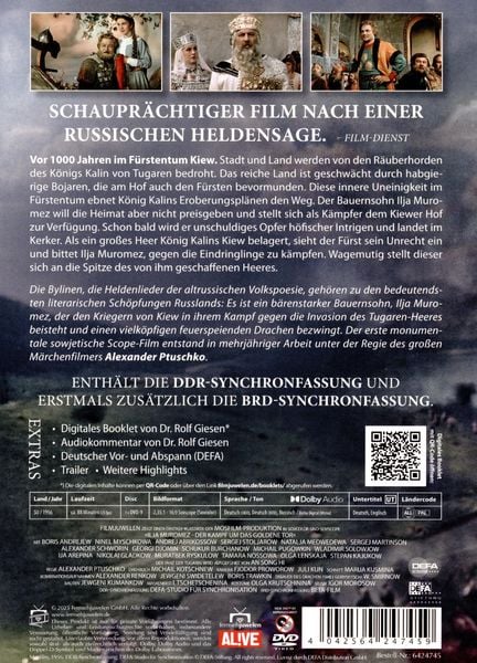 Produktbild: Ilja Muromez - Der Kampf um das goldene Tor (Filmjuwelen / DEFA Fantasy)